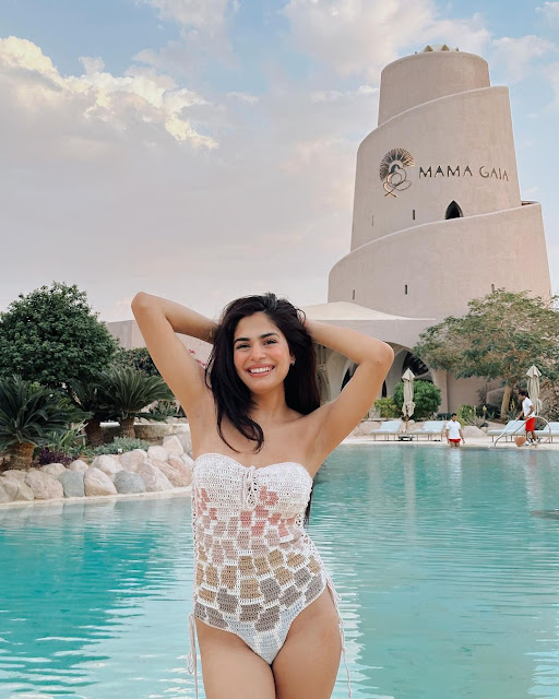 Sizzling Bikini Pics of Bollywood Actress Mehak Ghai Celebrity Sarees