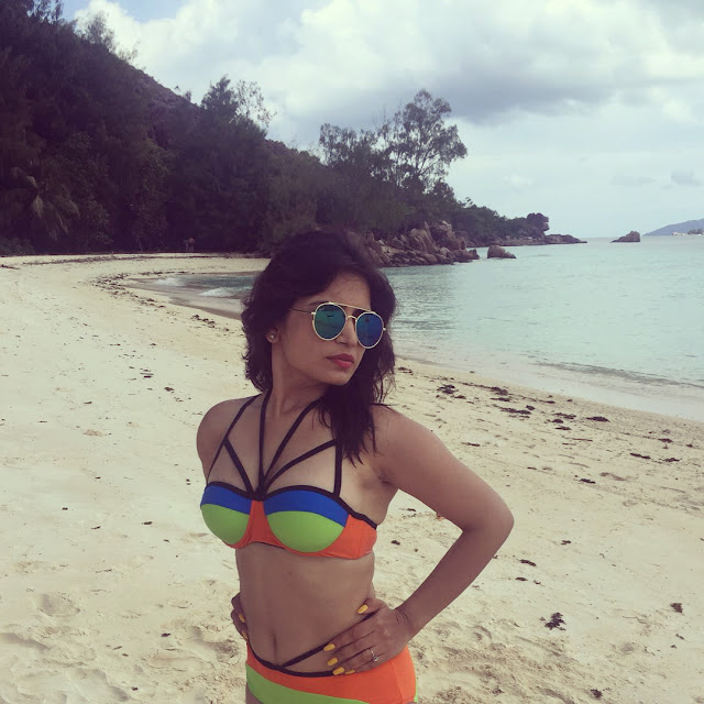 Bollywood Model Priya Ahuja Rajda’s Bikini Beach Photos Celebrity Sarees