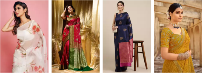 Organza Sarees: A Masterpiece of Elegance and Grace SAREE