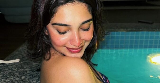 Suzanne Sharon Turns Up the Heat in Bikini Pool Stills Celebrity Sarees