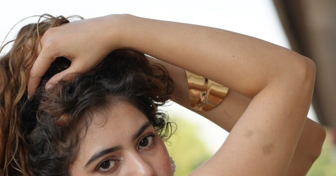 Naina Parmar Latest Hot Pics in Corset Crop Top Celebrity Sarees