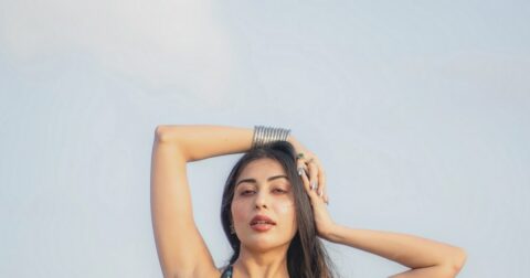 Ruma Sharma Hot Pics in Sleeveless Neck Top and Long Black Skirt Celebrity Sarees