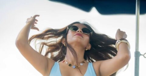 Anushka Sen Indian Model Latest Hot Bikini Pics Celebrity Sarees