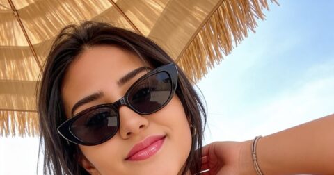 Akansha Luthra Hot Pics In Dark Teal Halter Bikini Celebrity Sarees