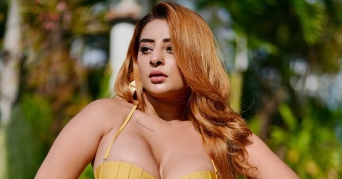 Ankita Dave Showcases a Glamorous Metallic Gold Summer Look Celebrity Sarees